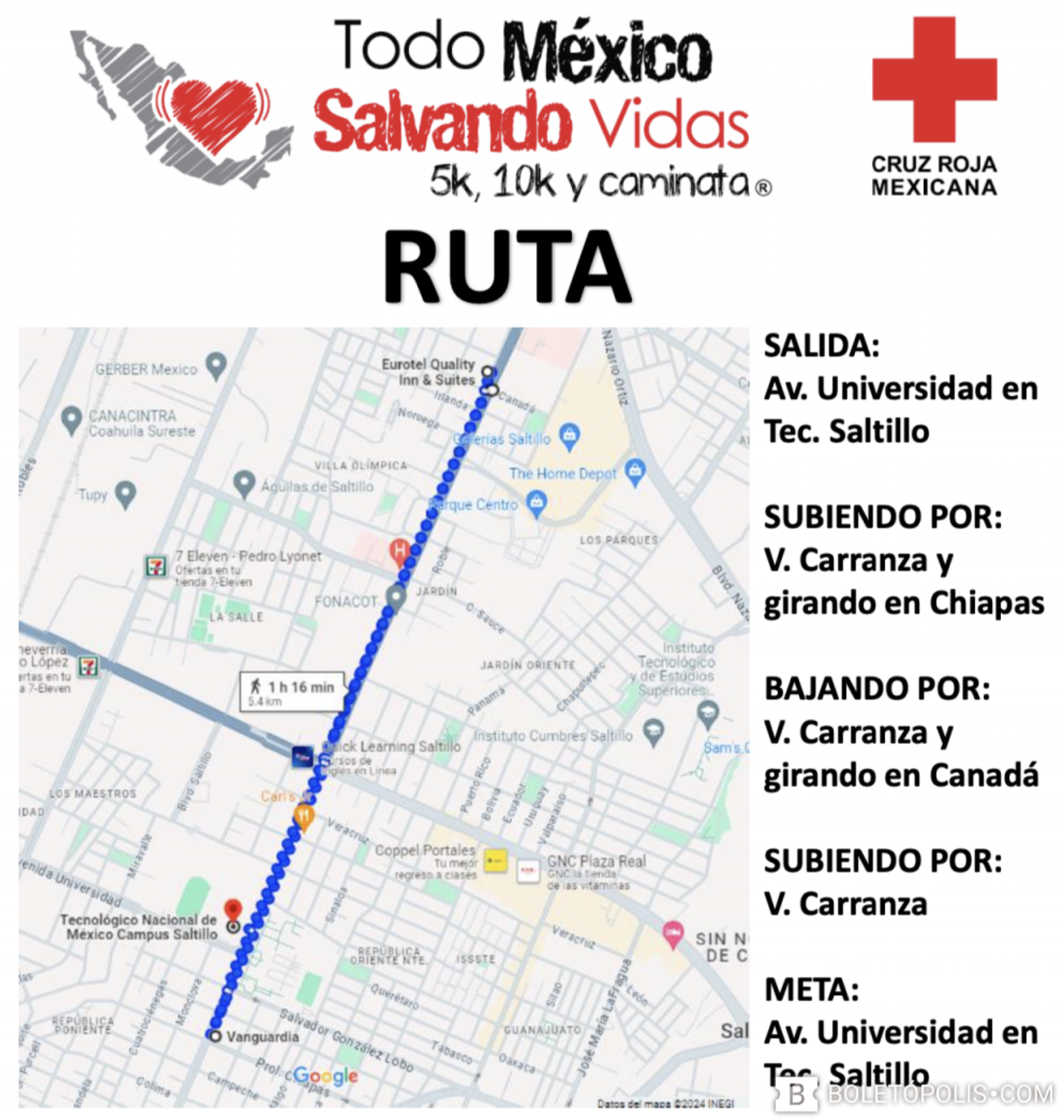 RUTA-Cruz Roja Saltillo 2025