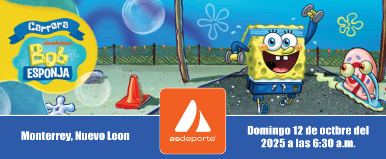 CARRERA BOB ESPONJA MONTERREY 2025